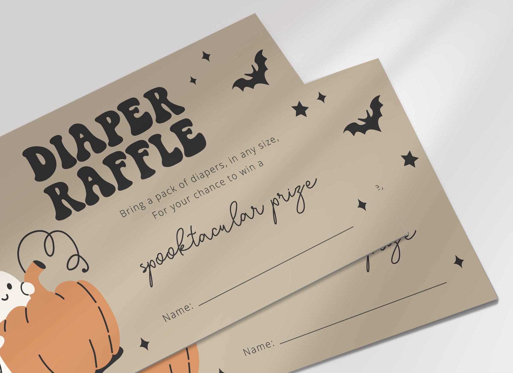 Neutral Happy Ghosts Baby Shower Diaper Raffle Ticket Template – Helia Design Co. neutral-happy-ghosts-baby-shower-diaper-raffle-ticket-template-helia-design-co