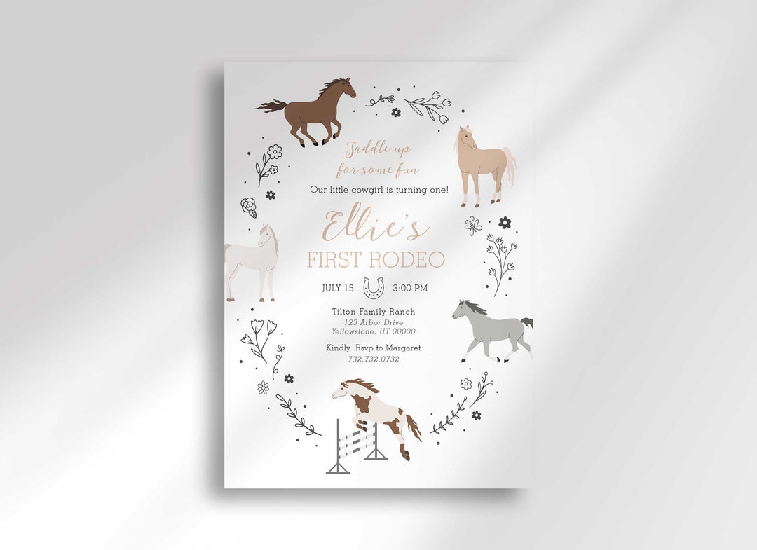 Equestrian First Birthday Invitation Template – Helia Design Co. equestrian-first-birthday-invitation-template-helia-design-co