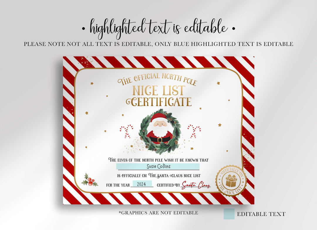 Santa's Official Nice List Certificate Template – Helia Design Co. santa-s-official-nice-list-certificate-template-helia-design-co