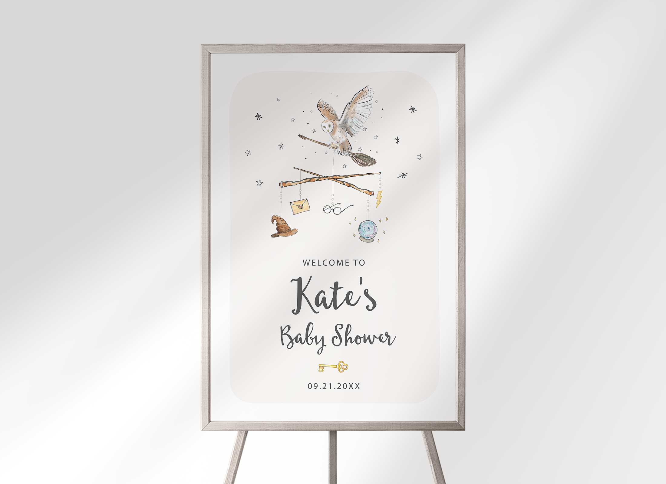 Wizard Welcome Sign Template – Helia Design Co.