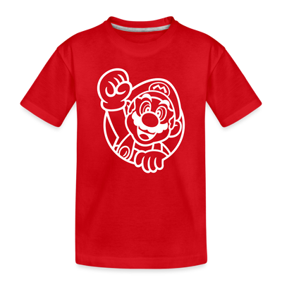 Mario Youth Tee - red